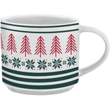 Holiday Tree Mugs - Set of 2