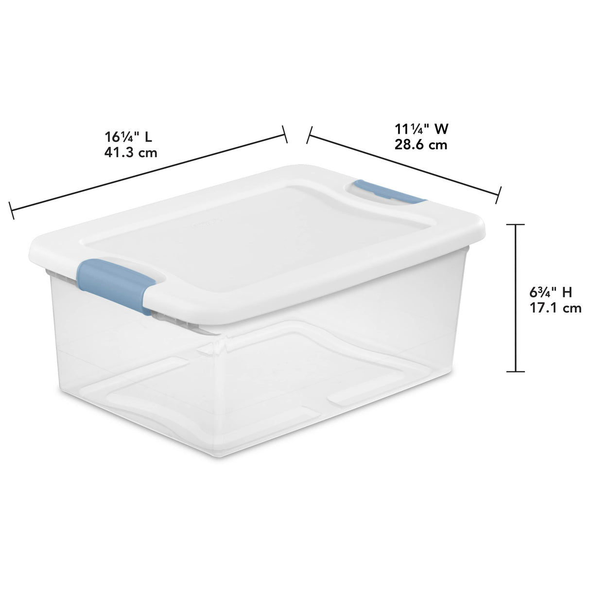 14L Latch Clear Storage Box