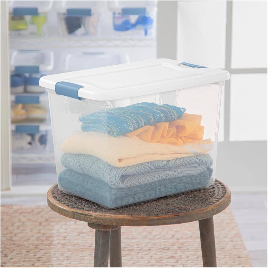 24L Latch Clear Storage Box
