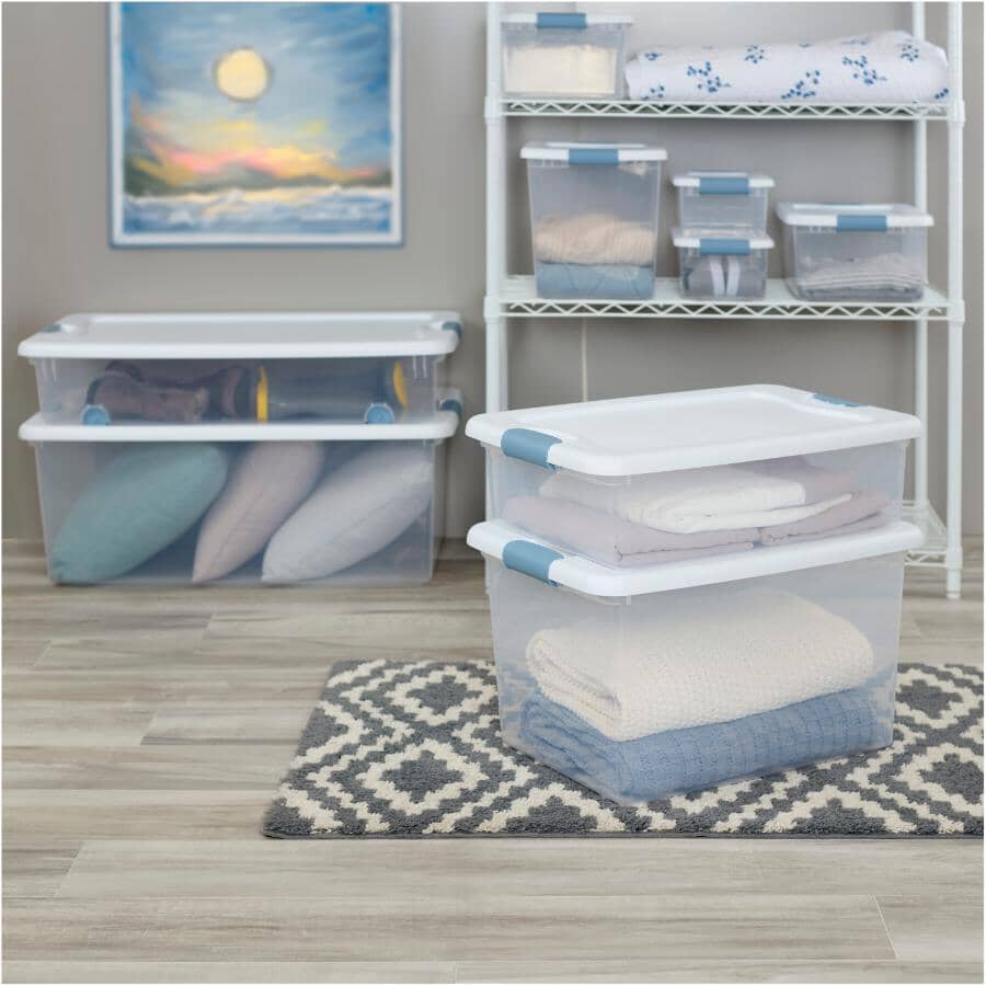 30L Latch Clear Storage Box