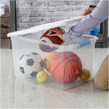 61L Latch Clear Storage Box