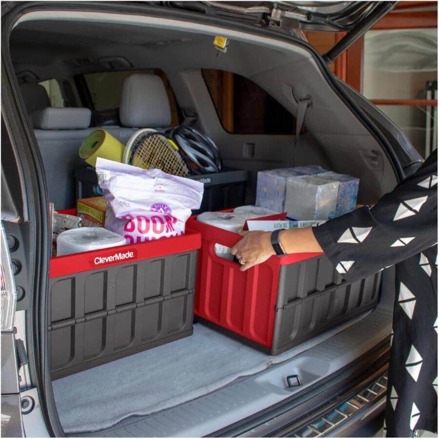 Red Collapsible Storage Crate - 46 L