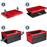 Red Collapsible Storage Crate - 46 L