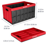 Red Collapsible Storage Crate - 46 L
