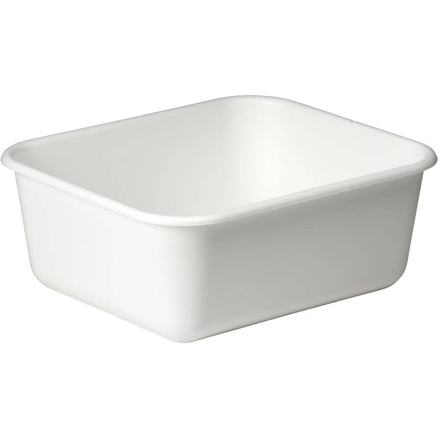 Dishpan - White, 12" x 14"