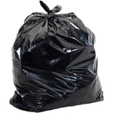 18 Pack 35" x 48" 3.0 Mil Black Heavy Duty Garbage Bags