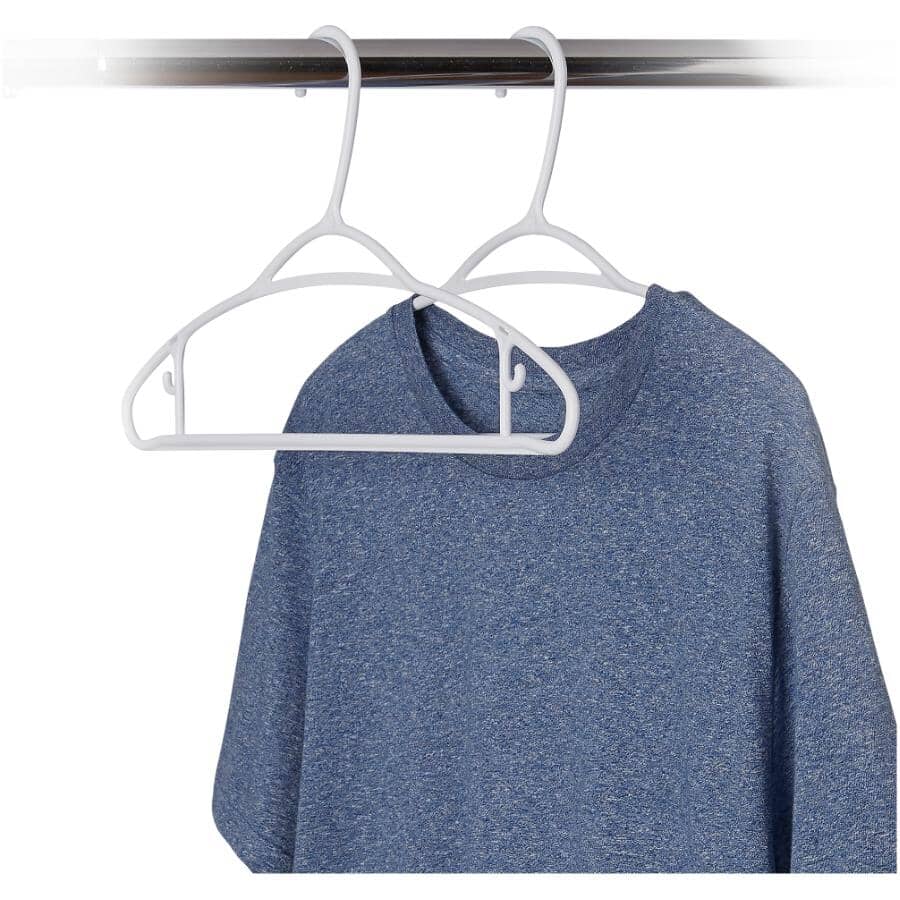 Plastic Clothes Hangers - 10 Pack