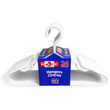 Plastic Clothes Hangers - 24 Pack
