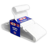 Plastic Clothes Hangers - 24 Pack
