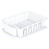 Dish Drainer & Tray - White, 18.7" x 13.7"
