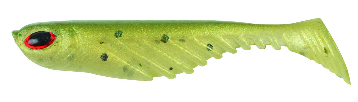 Berkley PBHRS2-GBP PowerBait Ripple Shad, 2" 8Pk, Green Back Pearl Floating