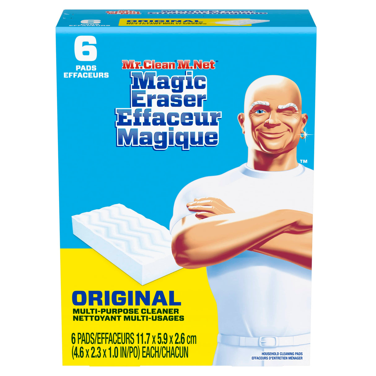 6 Pack of All Purpose Magic Eraser Sponges