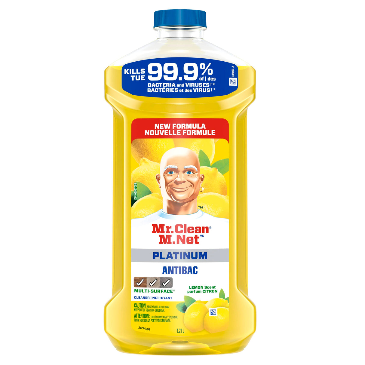 Lemon Scent All Purpose Antibacterial Cleaner - 1.2 L