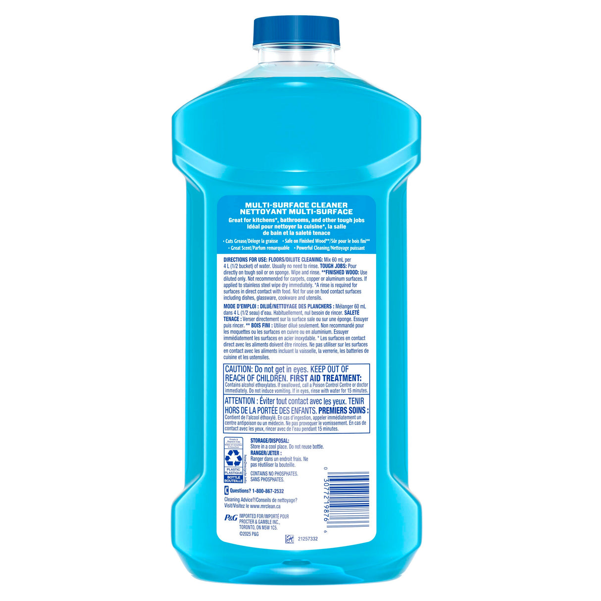 Multi-Surface Cleaner with Unstopables Fresh Scent - 1.2 L