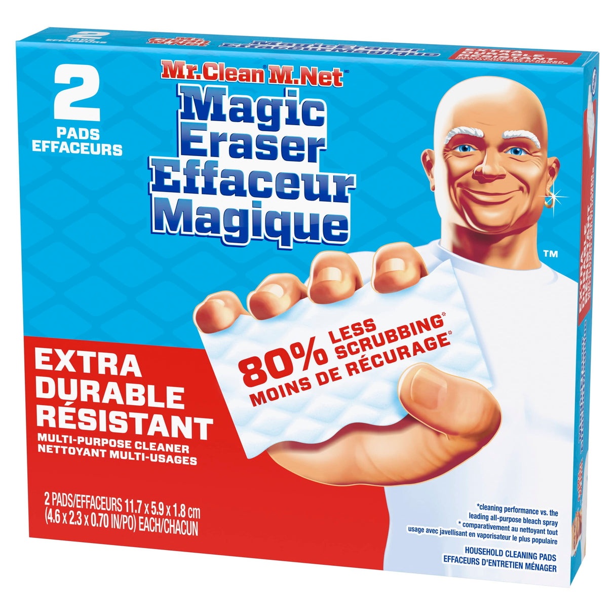 2 Pack Extra Power Magic Eraser All Purpose Sponges