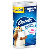 2 Ply Ultra Soft Toilet Paper - 8 Triple Rolls