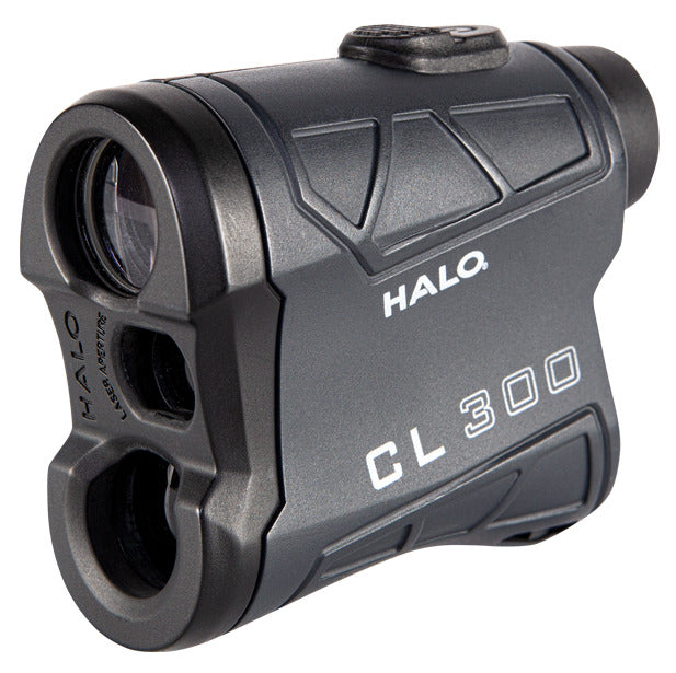 Halo HAL-HALRF0107 Rangefinder, 300 Yard Range To Tree, Maximum 500 Yards To Target, 5X Magnification, Black