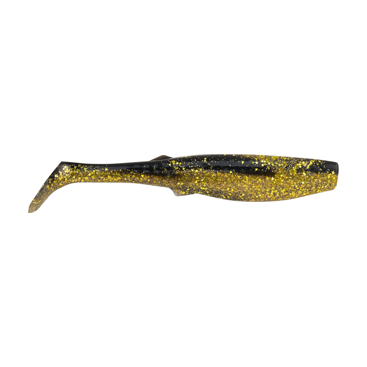 Berkley GFPS3-BGD Gulp! Paddle Shad Life Like Bait Fish Profile, Ideal for EGW Hook or Jig Head, 3" 5 per bag, Black Gold