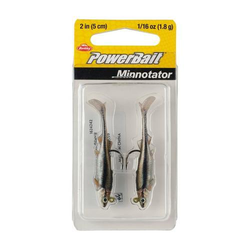 Berkley PBMNT116-HDBNS PowerBait Minnotator, HD Blacknose Shiner, 2" 2/Clam