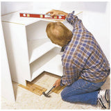 49" x 97" x 5/8" (15.5 mm) White Melamine Panel