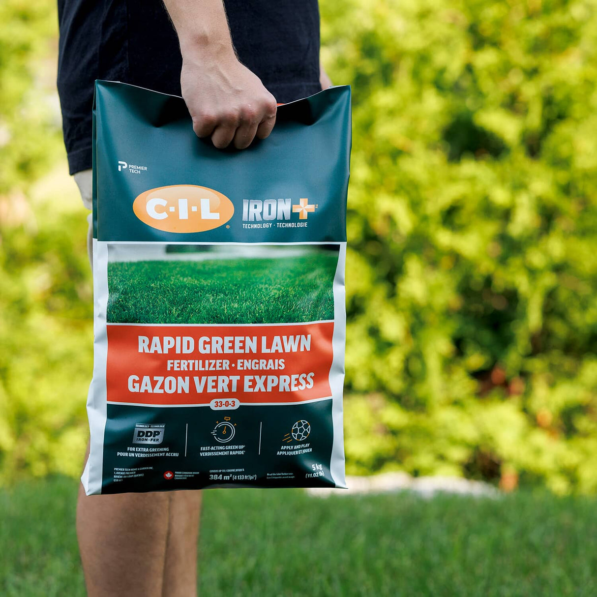 33-0-3 Iron+ Lawn Fertilizer - 5 kg