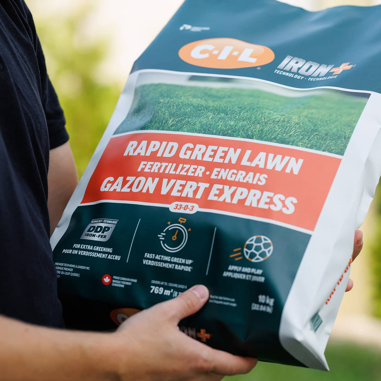 33-0-3 Iron+ Lawn Fertilizer - 10 kg