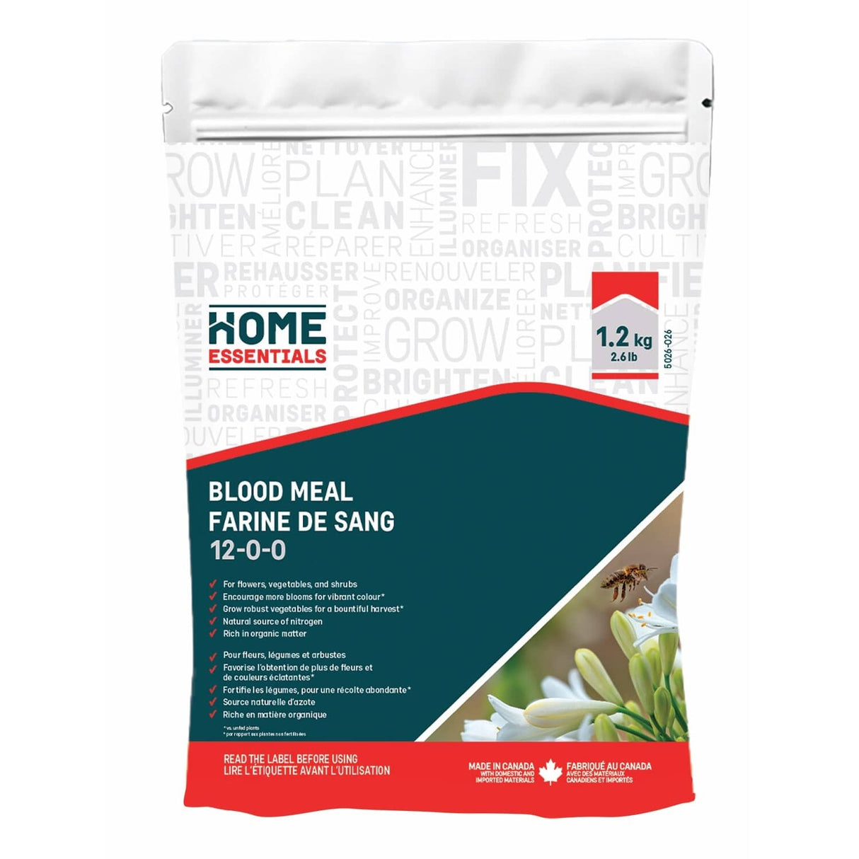 12-0-0 Blood Meal Fertilizer - 1.2 kg