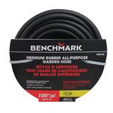 1/2" x 100' Rubber Garden Hose