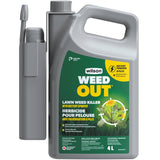 WeedOut Weed Killer Herbicide - with Battery Powered Sprayer, 4 L