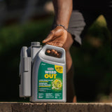 WeedOut Weed Killer Herbicide - with Battery Powered Sprayer, 4 L