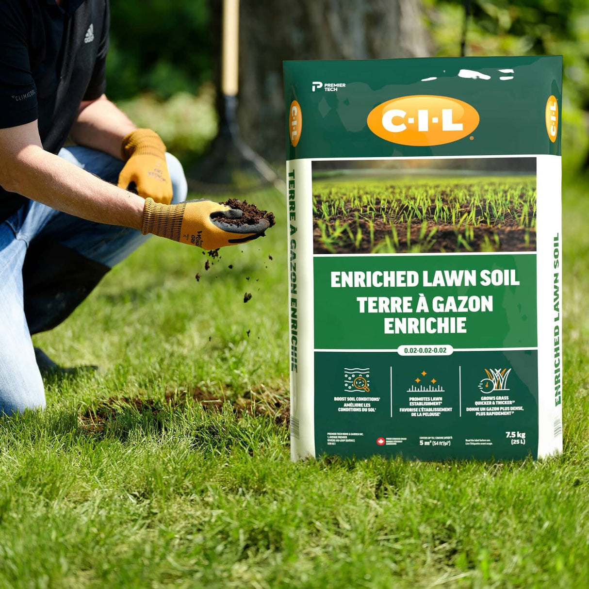 Enriched Lawn Soil - 25 L