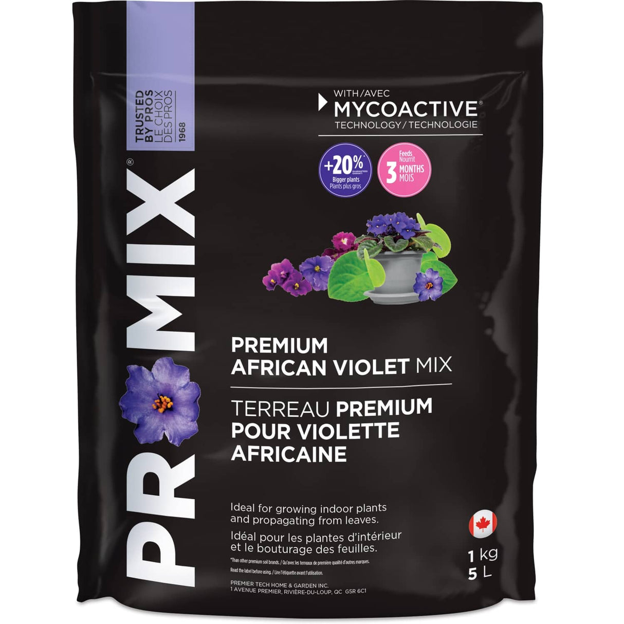 Premium African Violet Mix - 5 L