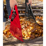 66" 3-in-1 Leaf Rake with 24 Plastic Tines