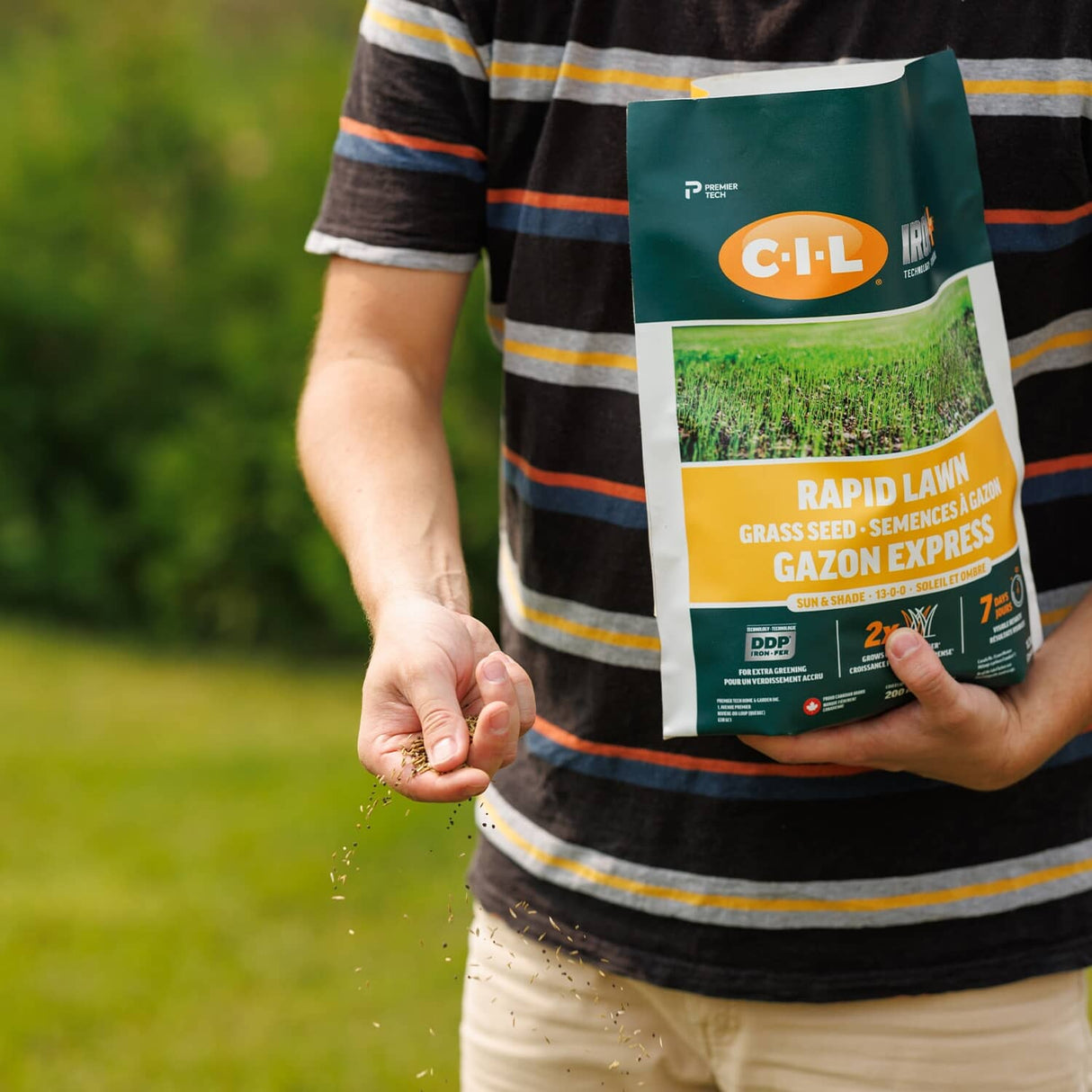 Iron+ Premium Sun & Shade Grass Seed - 1.2 kg