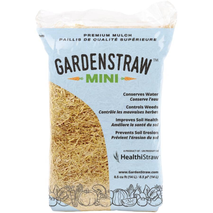 0.5 Cu. Ft. GardenStraw Mini Premium Mulch