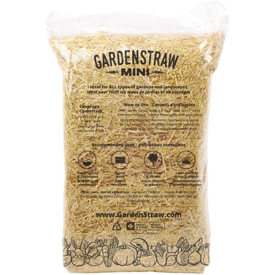 0.5 Cu. Ft. GardenStraw Mini Premium Mulch