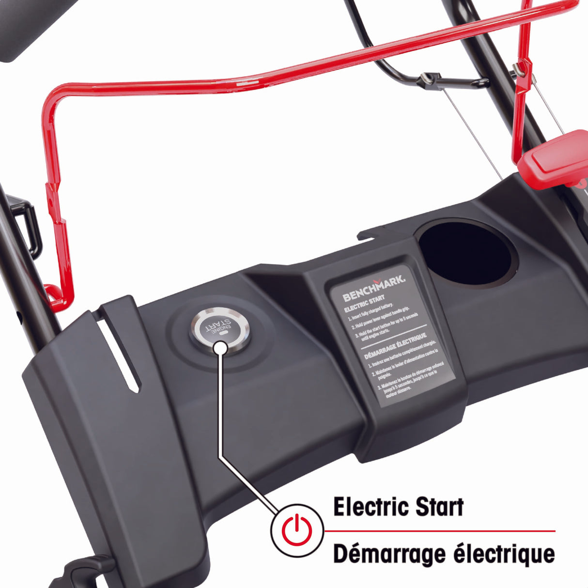 200cc Self-Propelled Gas Lawn Mower - with Variable Speed & Electric Start, 22"
