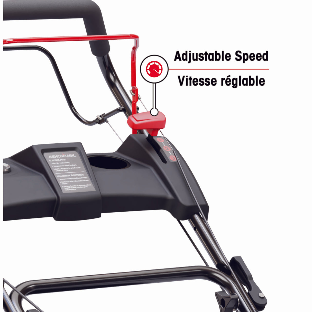 200cc Self-Propelled Gas Lawn Mower - with Variable Speed & Electric Start, 22"