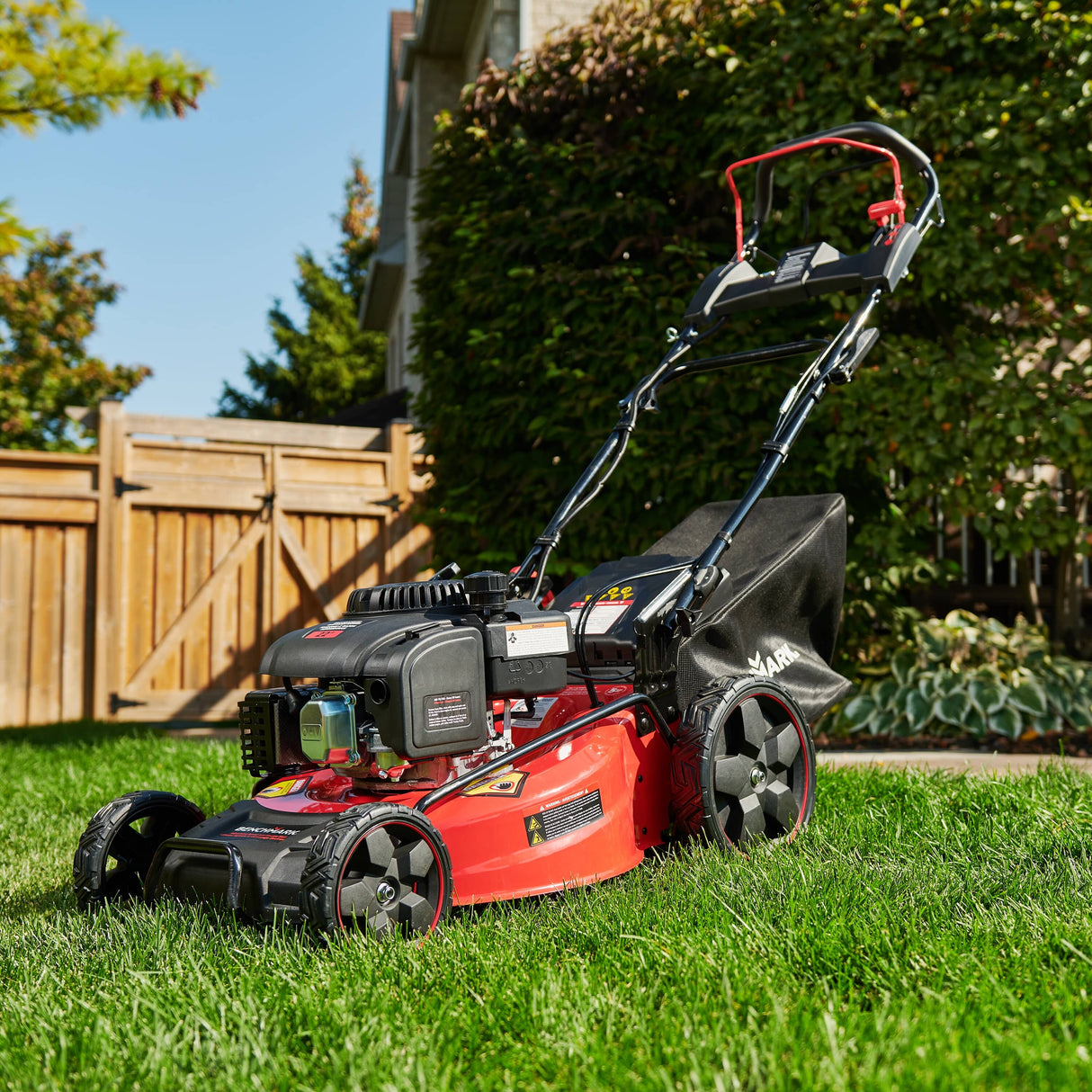 200cc Self-Propelled Gas Lawn Mower - with Variable Speed & Electric Start, 22"