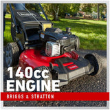 140cc Recycler Self-Propelled Gas Lawn Mower - 21"