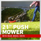 140cc Recycler Self-Propelled Gas Lawn Mower - 21"