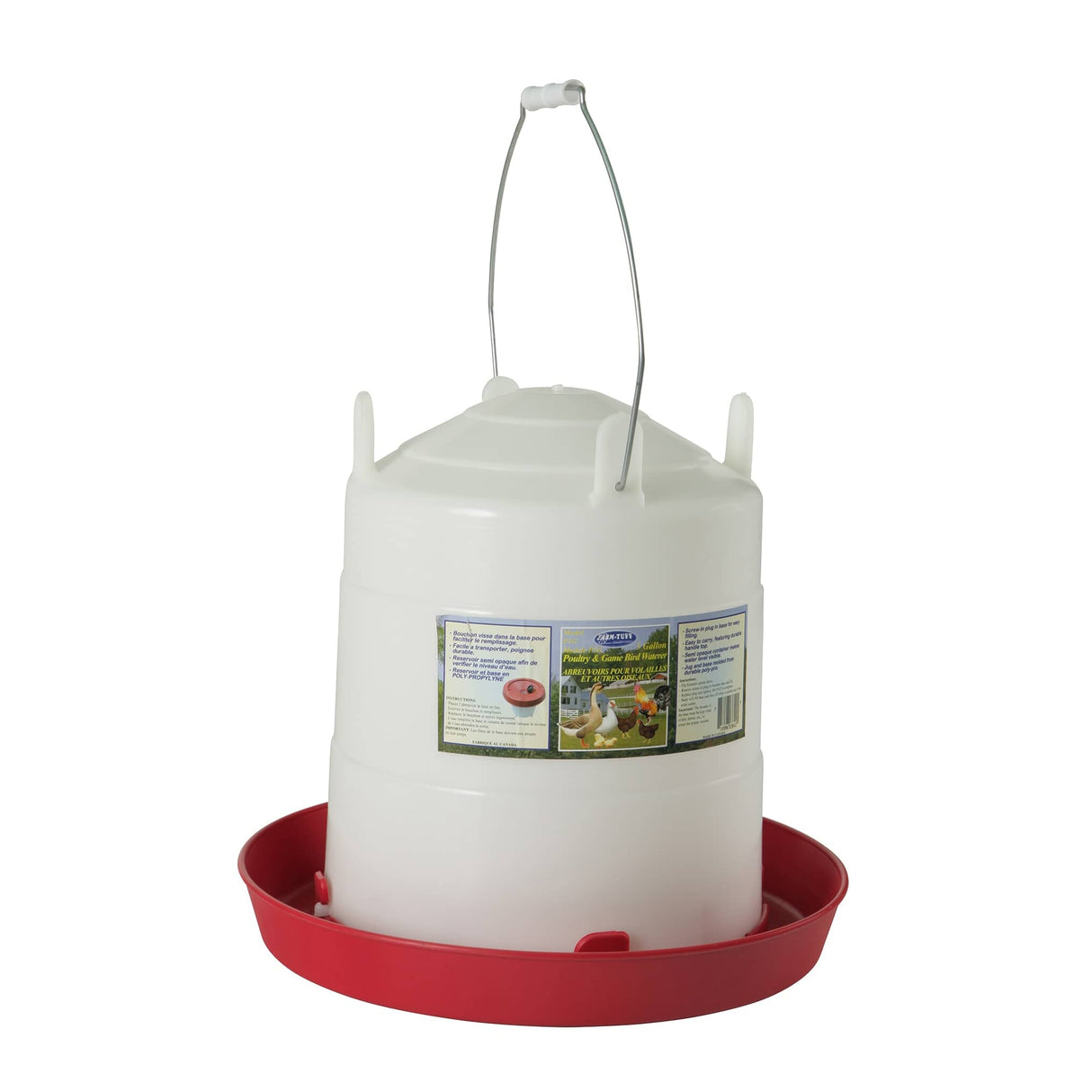 3 Gal Polypropylene Poultry Waterer