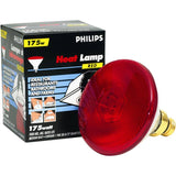 175 Watt Red Hard Glass Heat Lamp