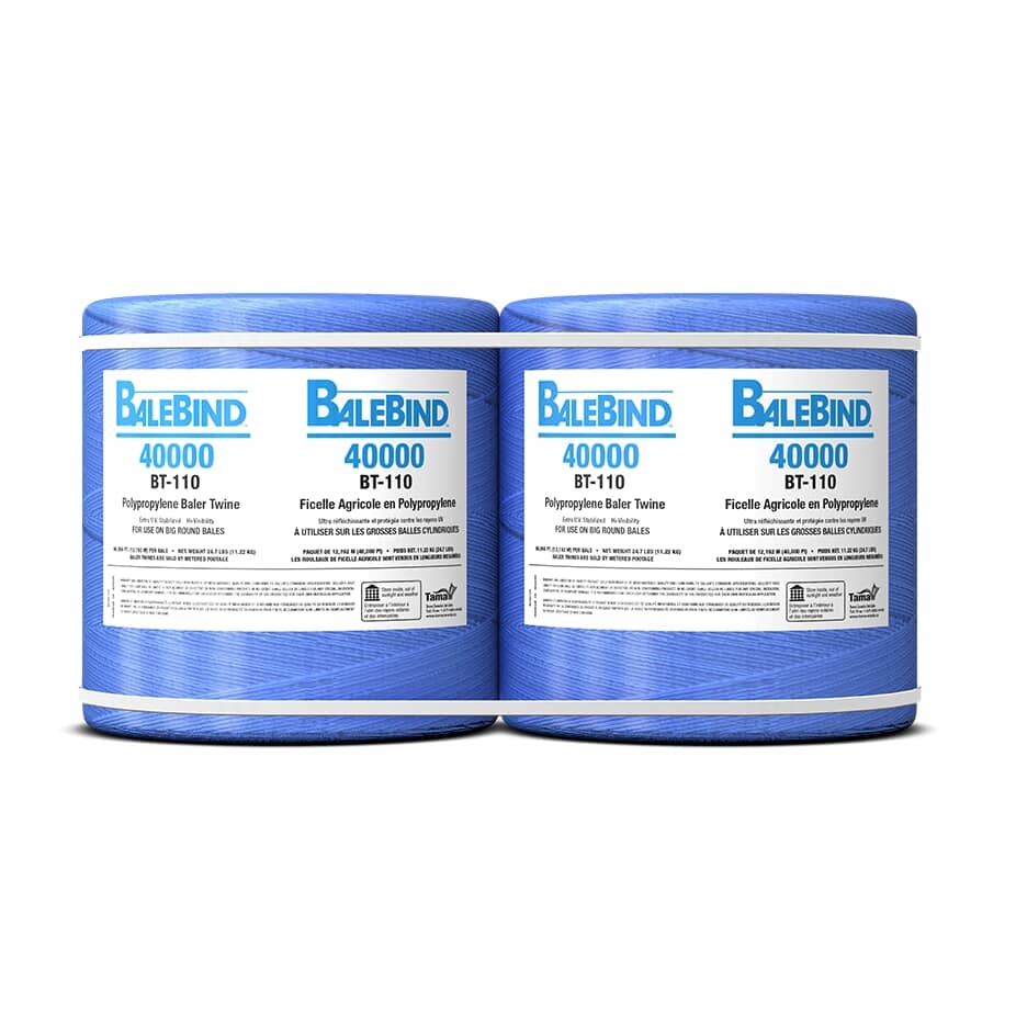 40,000' Round Baler Twine - 2 Pack, Blue