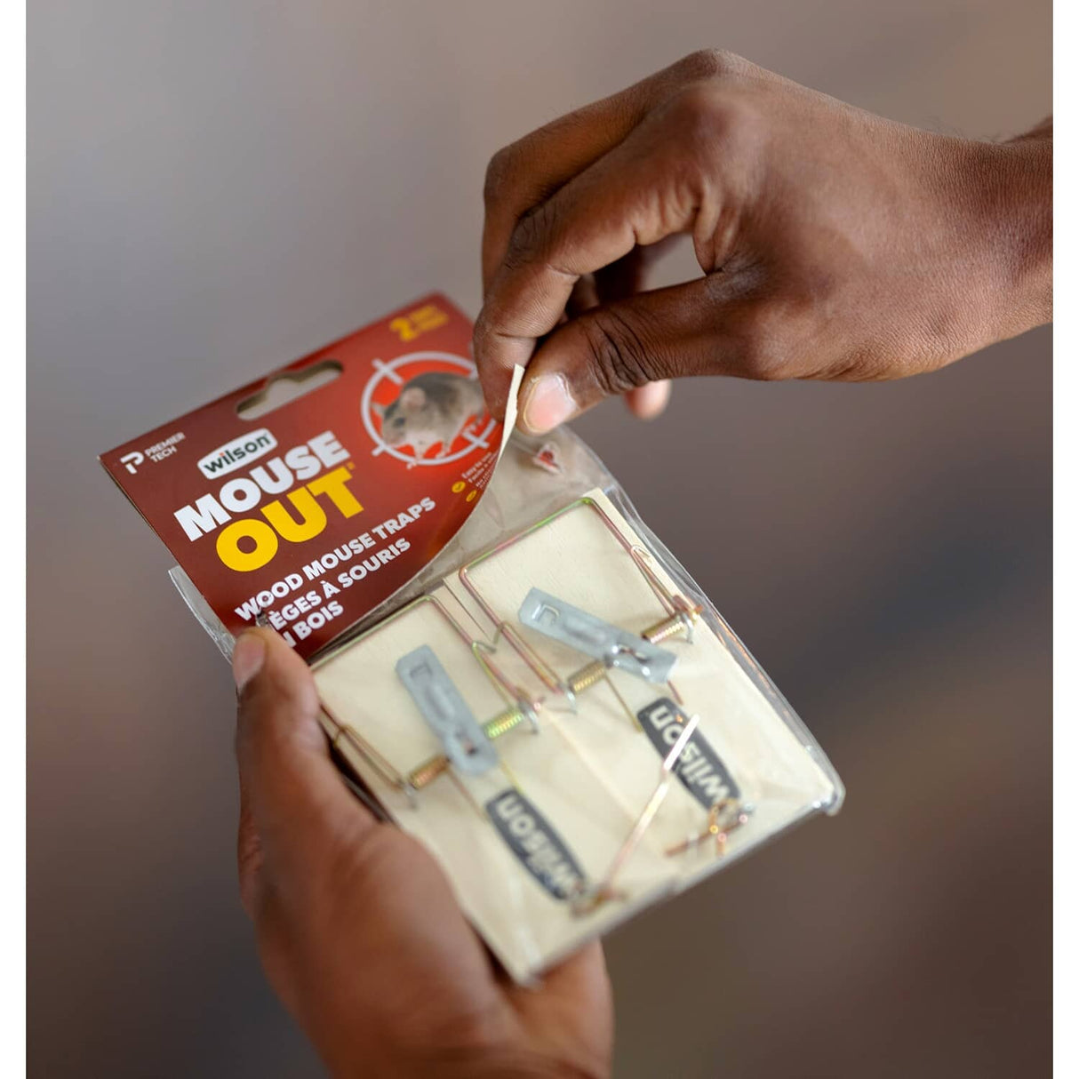 Predator Wood Mouse Traps - 2 Pack