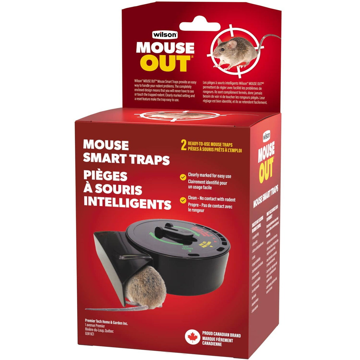 MouseOUT Smart Mouse Trap - 2 Pack