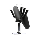 Original Wood Stove Fan - Black Blade