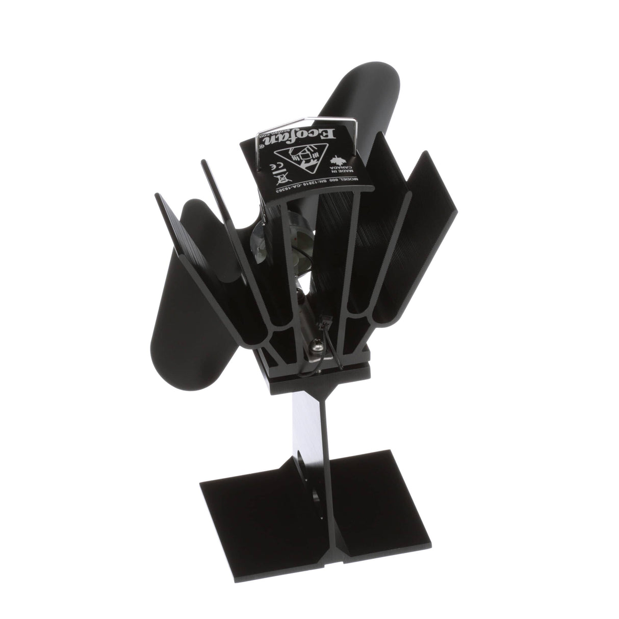 Original Wood Stove Fan - Black Blade