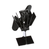 Original Wood Stove Fan - Black Blade