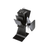 Original Wood Stove Fan - Black Blade